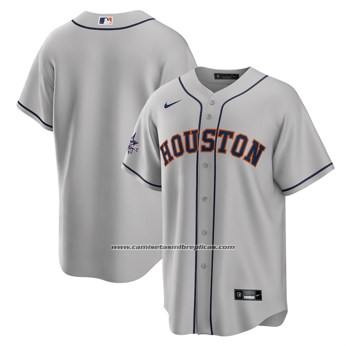 Camiseta Beisbol Hombre Houston Astros 2025 All Star Game Segunda Replica Gris